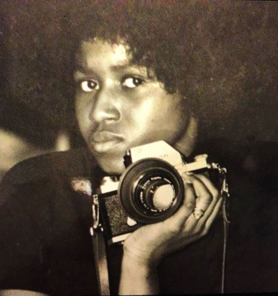 <a href="https://www.nytimes.com/by/michelle-v-agins" target="_blank" target="_blank">Michelle Agins</a>, seen here in 1972, became a New York Times photographer in 1989. She has been nominated twice for the Pulitzer Prize, and in 2001 she and her colleagues won a national reporting Pulitzer for their series "How Race is Lived in America." She feels a responsibility to help mentor other young women of color who want to become photojournalists. "It's kind of interesting because I walk into places and it's: 'There's the legend. There's our unicorn right there.' Because unicorns are rare, just as black women photojournalists are," she said. 