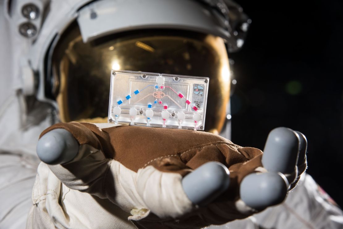 Tissue chips have been flown on the space station before.