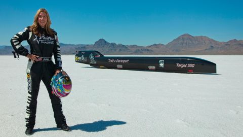 Thompson with the Treit & Davenport Target 550 Streamliner.
