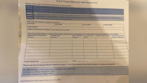 Kari Kolstoe was asked to fill out this medication refill request form.
