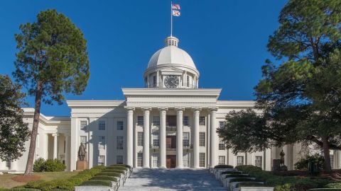 Alabama State Capitol Building in Montgomery