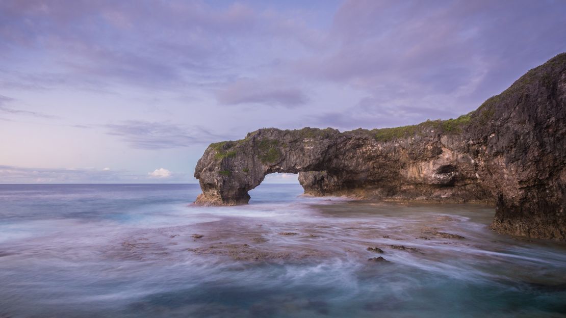 The tiny Pacific island of Niue is located about halfway between Fiji and the Cook Islands. 
