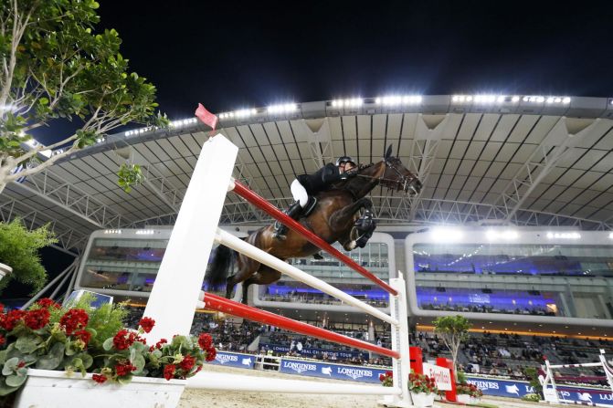 Belgium's Nicola Philippaerts on Katanga v.H Dingeshoftook second in Doha.