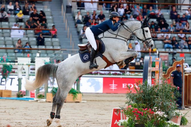 French rider Penelope Leprevost (pictured) and Belgium's Gregory Wathelet of the Paris Panthers were second.