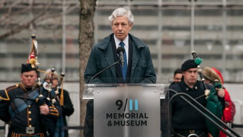 Rick Cotton speaks during a ceremony last month in New York. 