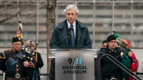 Rick Cotton speaks during a ceremony last month in New York.
