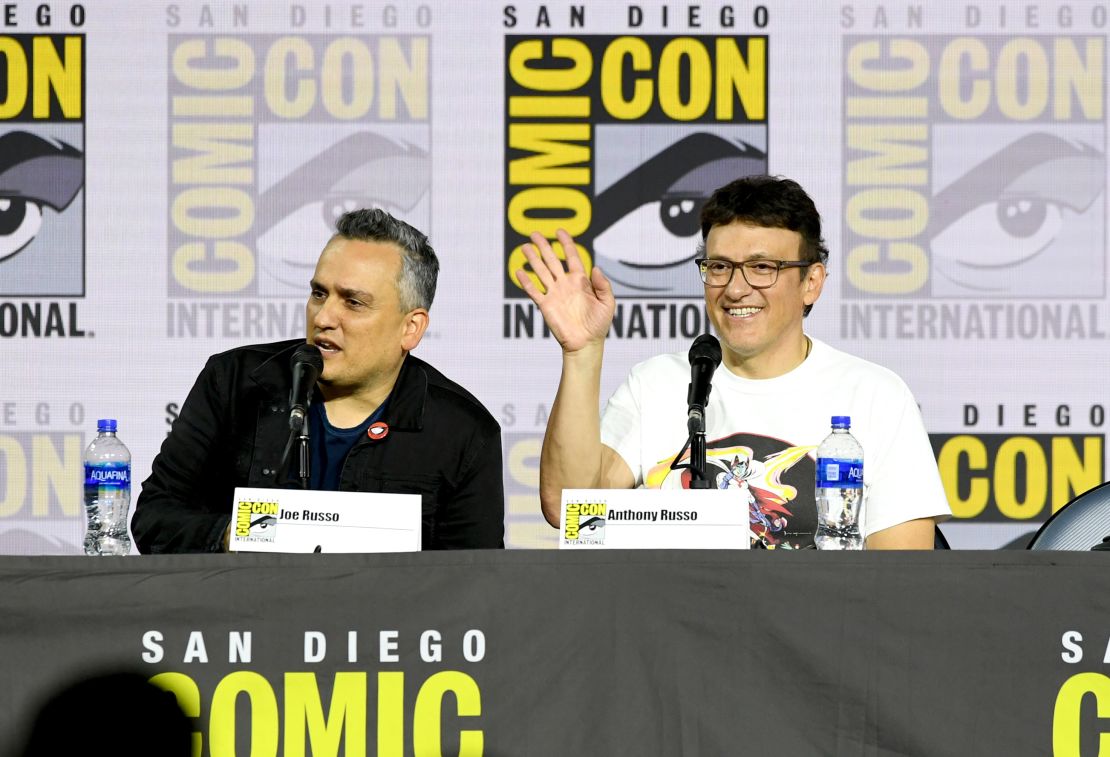 Joe Russo and Anthony Russo at the 2019 Comic-Con International in San Diego.