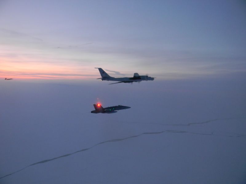 US And Canadian Jets Intercept Russian Reconnaissance Aircraft Off ...