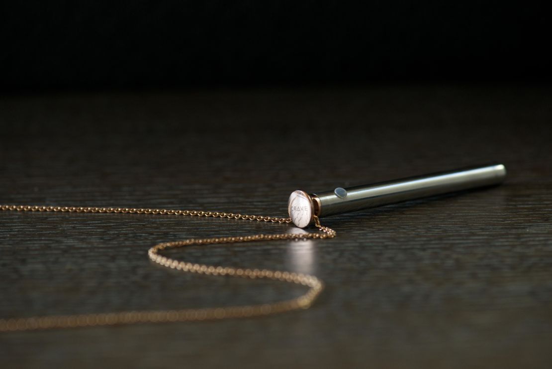 Crave's Vesper vibrator is meant to be worn as a necklace.