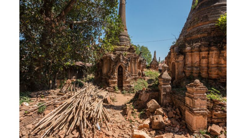 <strong>Fascinating finds:</strong> Veillon said he was fascinated by the people, culture and architecture of the village, as well as the intricate objects inside the pagodas. 