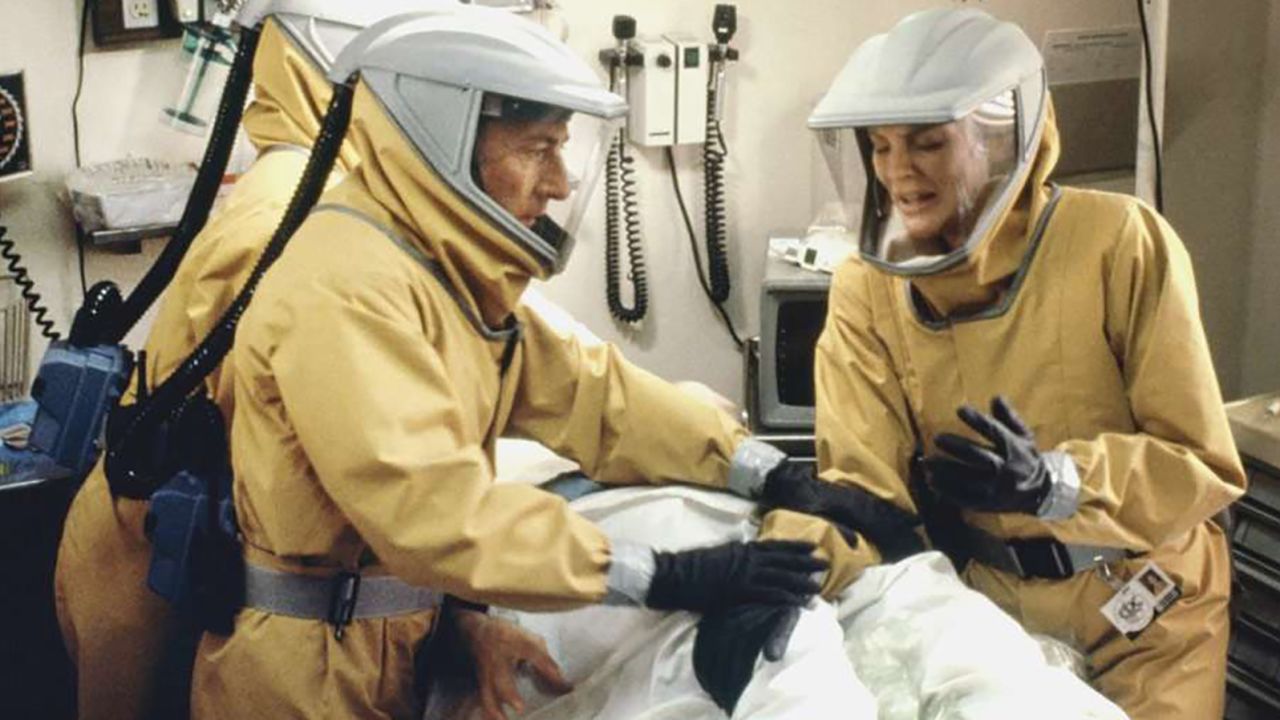 A scene from the 1995 film "Outbreak." 