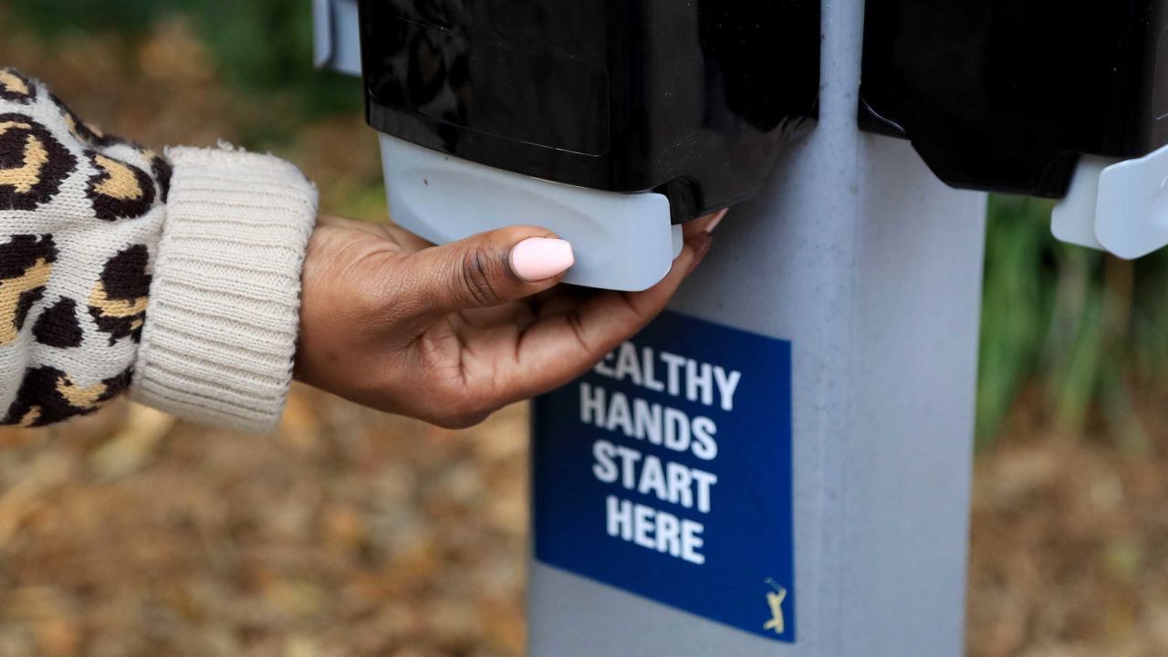 Hand sanitizer is suddenly very popular.