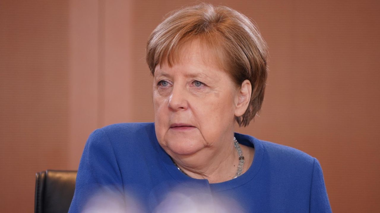 BERLIN, GERMANY - MARCH 11: German Chancellor Angela Merkel arrives for the weekly government cabinet meeting on March 11, 2020 in Berlin, Germany. The German government is working on new measures to both slow the spread of the coronavirus and to ease its economic impact. The number of confirmed coronavirus cases in Germany has topped 1,500.  (Photo by Sean Gallup/Getty Images)