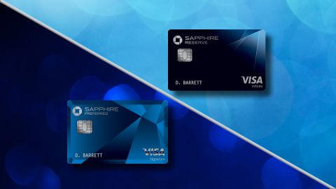 The Chase Sapphire Preferred and Chase Sapphire Reserve credit cards.