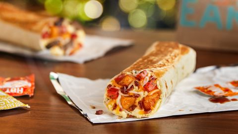 Taco Bell is adding three new toasted burritos to help it compete in the battle over breakfast. 