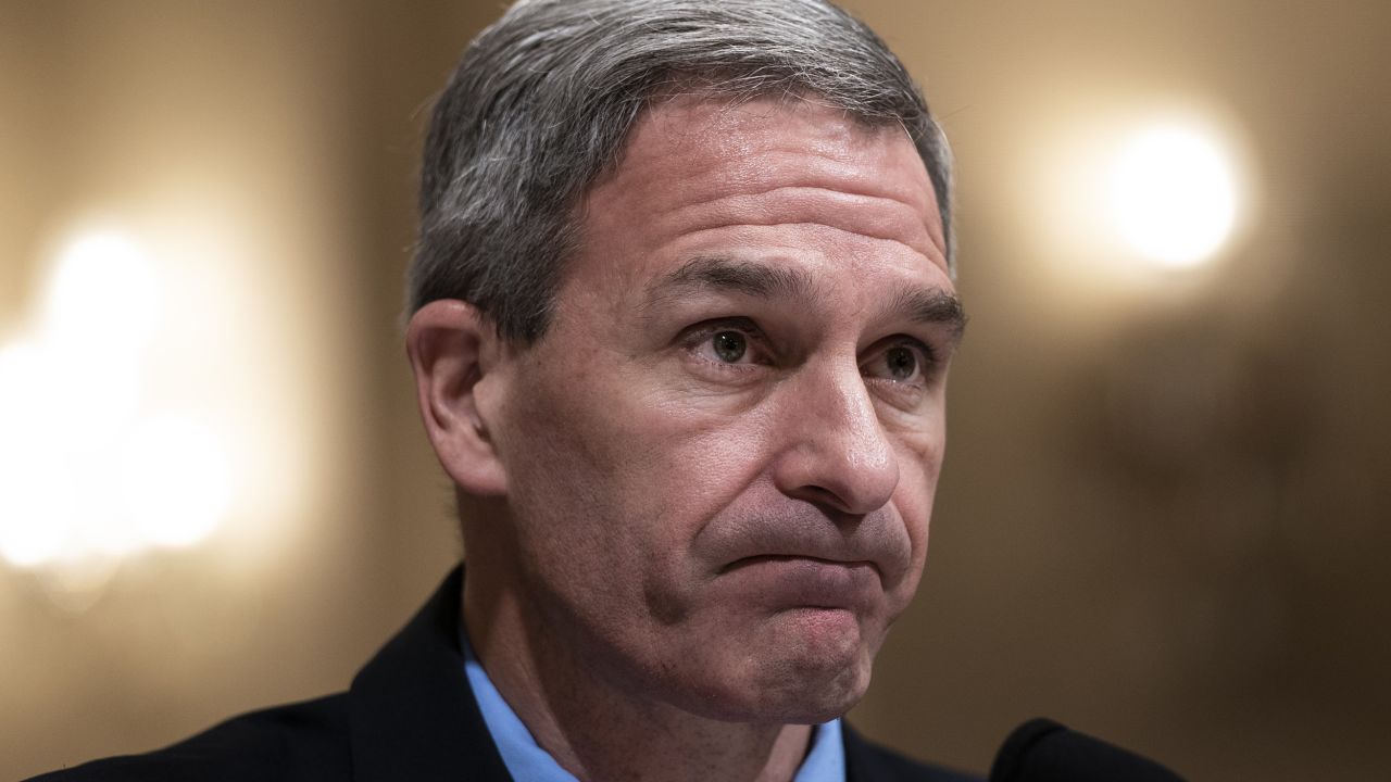 WASHINGTON, DC - MARCH 11: Ken Cuccinelli,acting deputy Secretary of the U.S. Department of Homeland Security, testifies during a House Committee on Homeland Security hearing concerning the government response to the coronavirus, in the Cannon House Office Building on Capitol Hill March 11, 2020 in Washington, DC. Since December 2019, coronavirus (COVID-19) has infected more than 109,000 people and killed more than 3,800 people in 105 countries. (Photo by Drew Angerer/Getty Images)