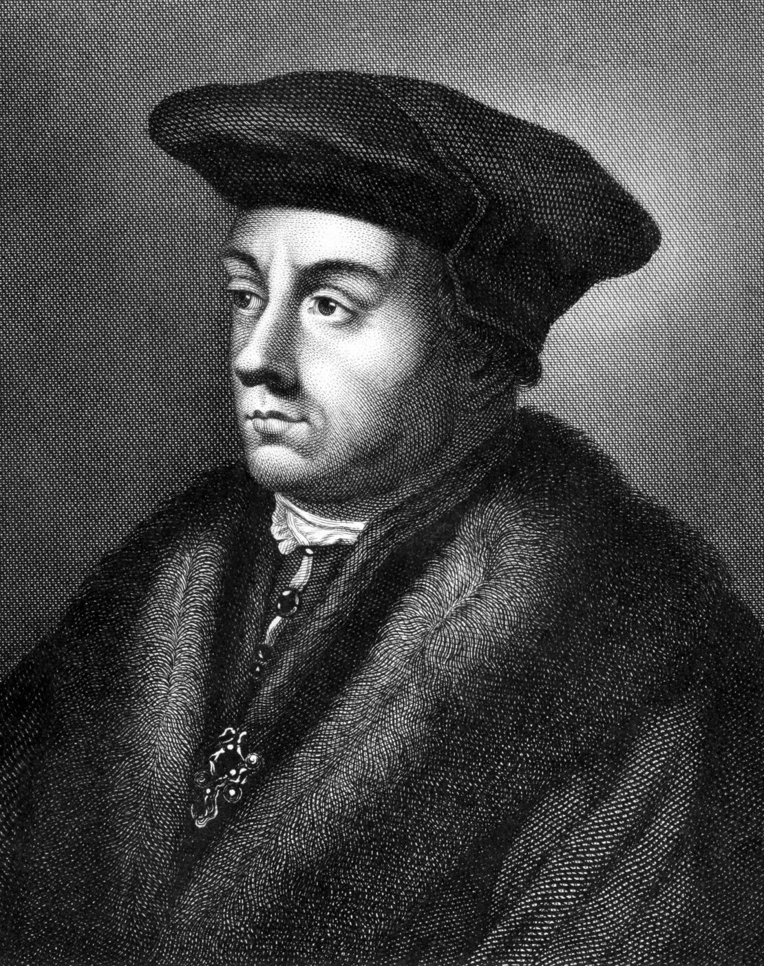 Thomas Cromwell (1485-1540) on engraving from 1859.  