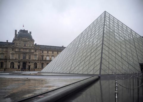 The Louvre museum in Paris was shut down on March 1.