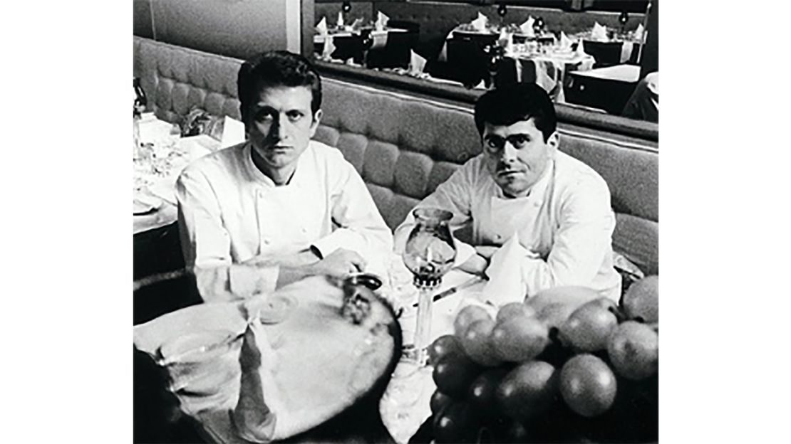 Michel pictured with his brother Albert