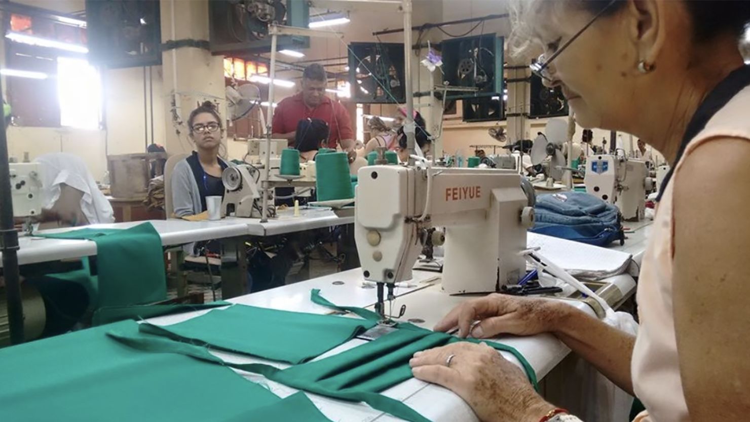 Cubans are making coronavirus masks out of pants