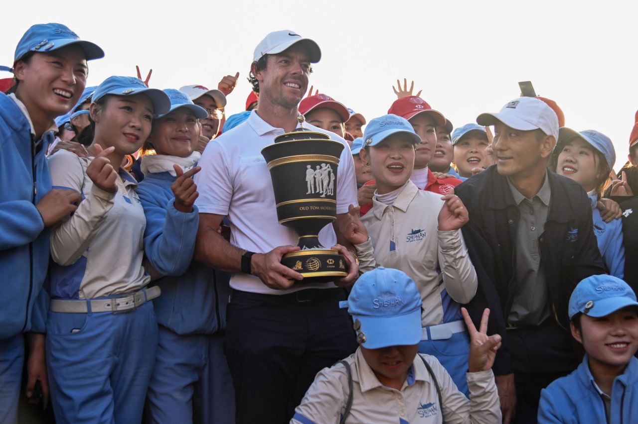 <strong>Fan favorite:</strong> McIlroy clinched a fourth title of 2019 with victory in the WGC-HSBC Champions event in Shanghai in November.