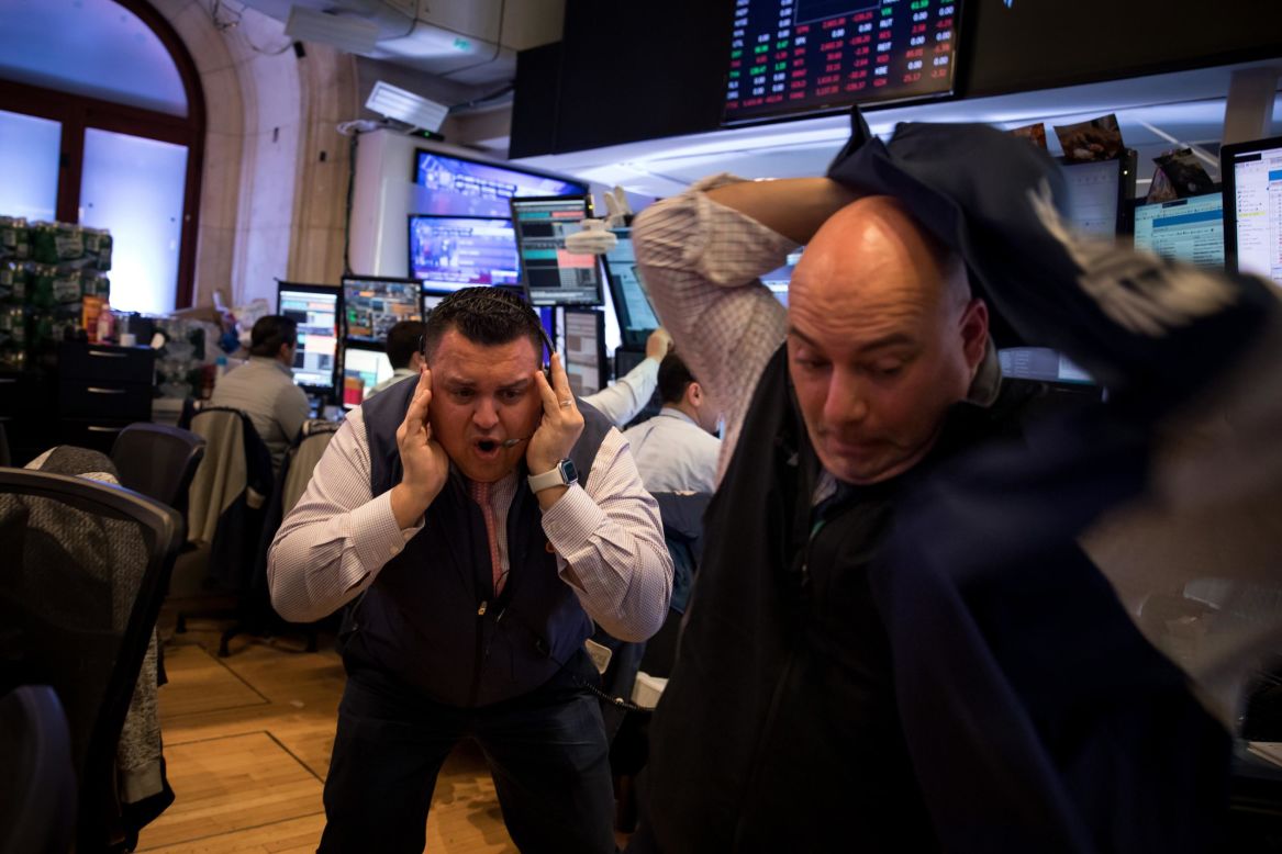 Traders work on the floor of the New York Stock Exchange on Thursday, March 12. US stocks <a href="https://www.cnn.com/business/live-news/stock-market-news-today-031220/h_d867b75198c87172ceb2cdcf630842ba" target="_blank">recorded their worst day since 1987</a> as worries about the coronavirus mounted. The longest bull market in history, which began in March 2009, is officially dead. Wall Street is now in a bear market.