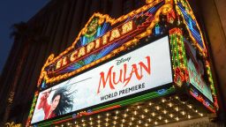 HOLLYWOOD, CALIFORNIA - MARCH 09: A view of the atmosphere at the World Premiere of Disney's 'MULAN' at the Dolby Theatre on March 09, 2020 in Hollywood, California. (Photo by Charley Gallay/Getty Images for Disney)