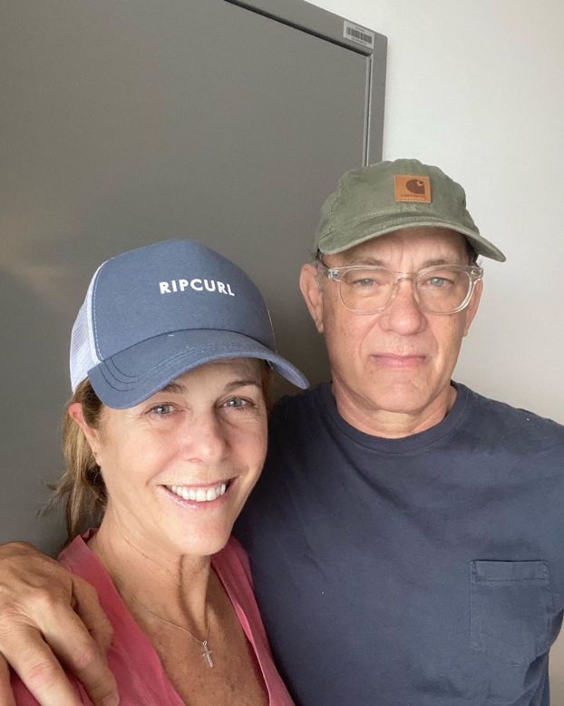 Oscar-winning actor Tom Hanks and his wife, actress Rita Wilson, take a photo together in Australia on Thursday, March 12. Hanks posted the photo to his Instagram account a day after announcing that he and Wilson have been <a href="https://www.cnn.com/2020/03/12/entertainment/tom-hanks-rita-wilson-coronavirus-details/index.html" target="_blank">diagnosed with the novel coronavirus.</a>
