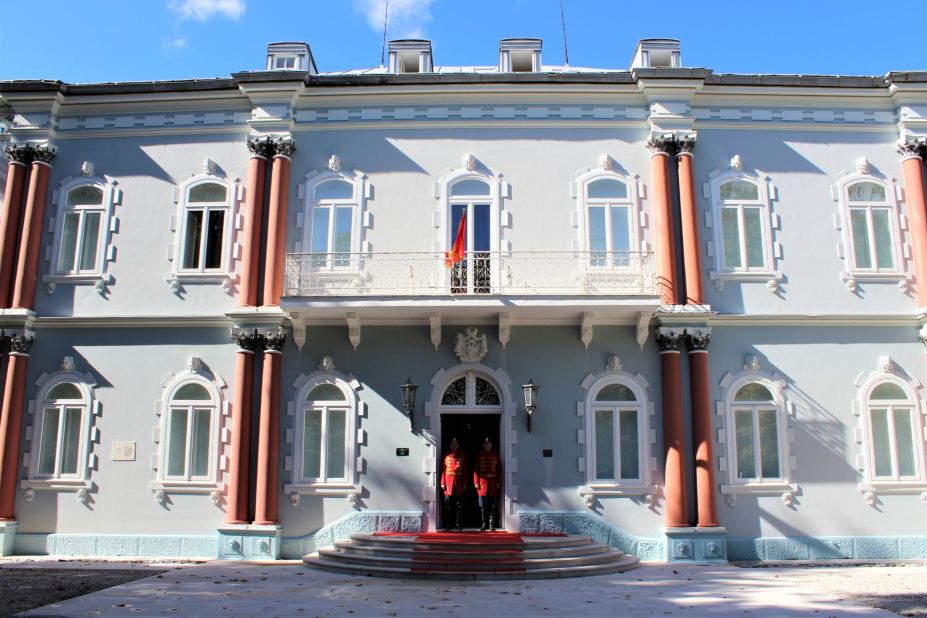 <strong>Blue Palace in Cetinje, Montenegro:</strong> The official residence of Montenegro's president is the Blue Palace in Cetinje, the country's Old Royal Capital.