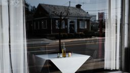NEW ROCHELLE, NEW YORK - MARCH 11: Empty streets, restaurants and cafes make up the business area in the one mile containment zone on March 11, 2020 in New Rochelle, New York. New Rochelle, a city just north of New York City, has become the state's largest source of COVID-19 infections, prompting Governor Andrew Cuomo to announce Tuesday that officials will be implementing a one mile radius "containment area" there to try to halt the spread of Coronavirus.  (Photo by Spencer Platt/Getty Images)
