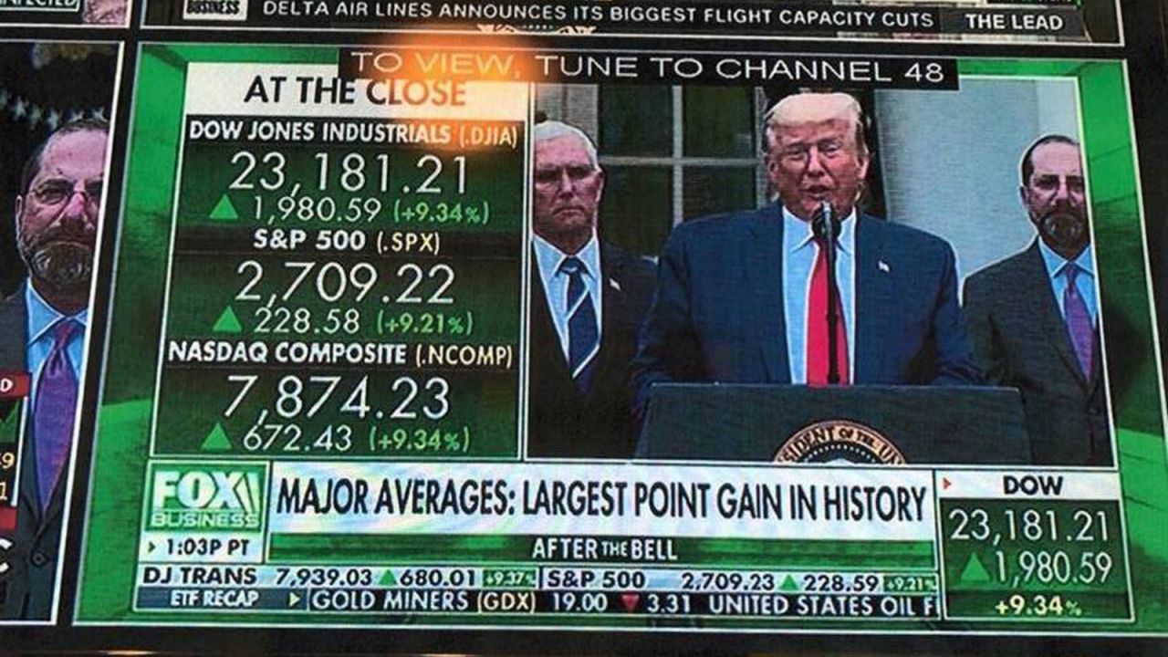 donald trump stock tv