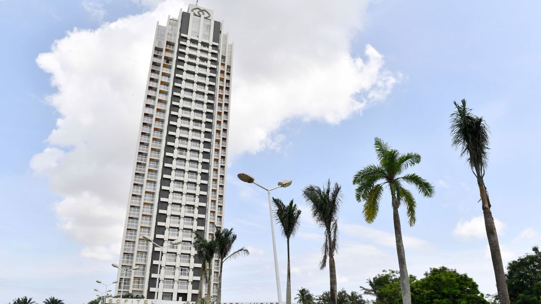 <strong>Sofitel Hotel Ivoire in Abidjan, Côte D'Ivoire: </strong>The de-facto seat of government in Côte D'Ivoire includes landmarks of Afro-Modernism, such as this hotel tower built in 1964. 