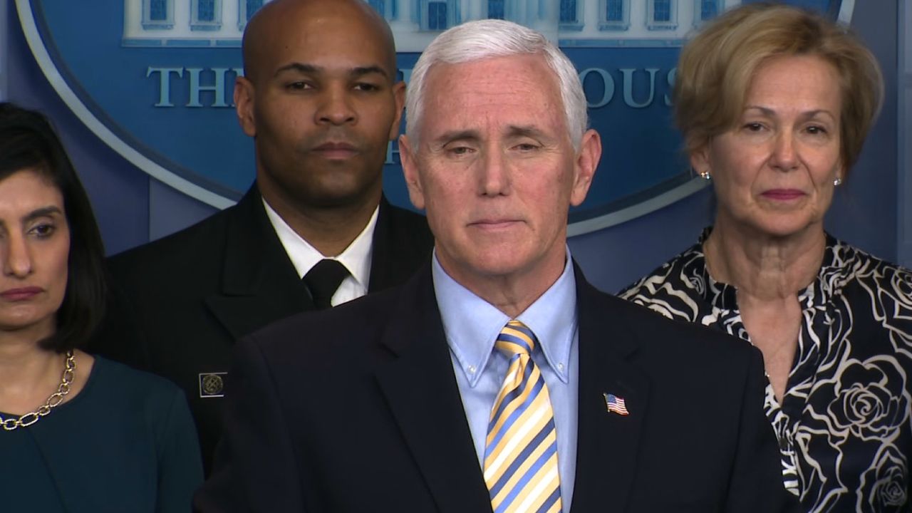 mike pence coronavirus presser