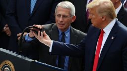 anthony fauci and trump