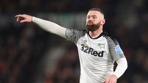 Former England international Wayne Rooney is now plying his trade with second-flight Derby County in the English Football League.