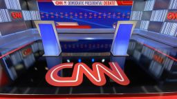 cnn debate podiums