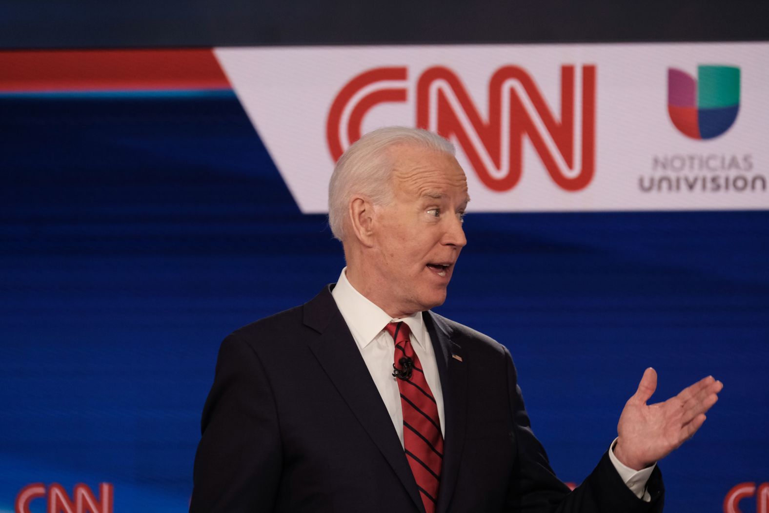 "People are looking for results, not a revolution," Biden said. "They want to deal with the results they need right now."