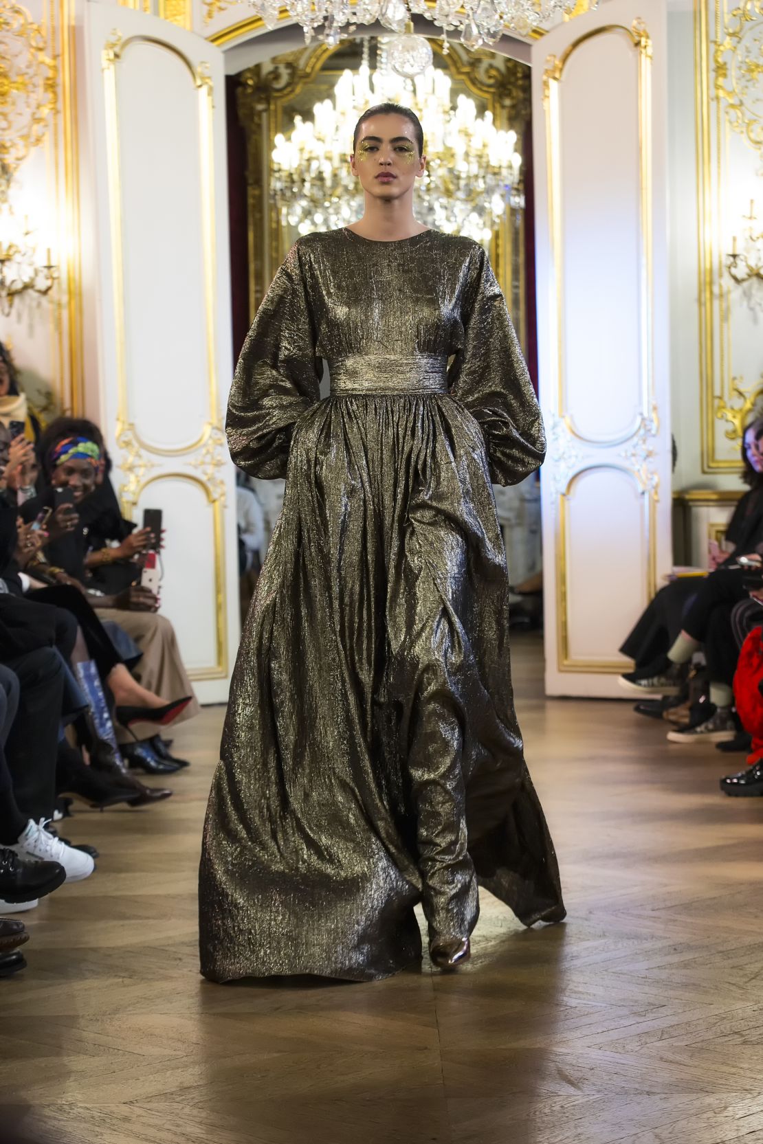 Imane Assiyi at Haute Couture Fashion Week (January 2020)