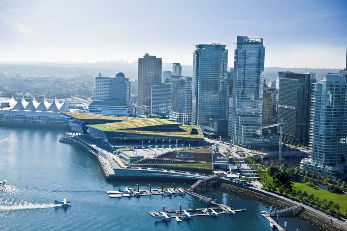 Vancouver Convention Centre West is an urban oasis in bustling Vancouver.