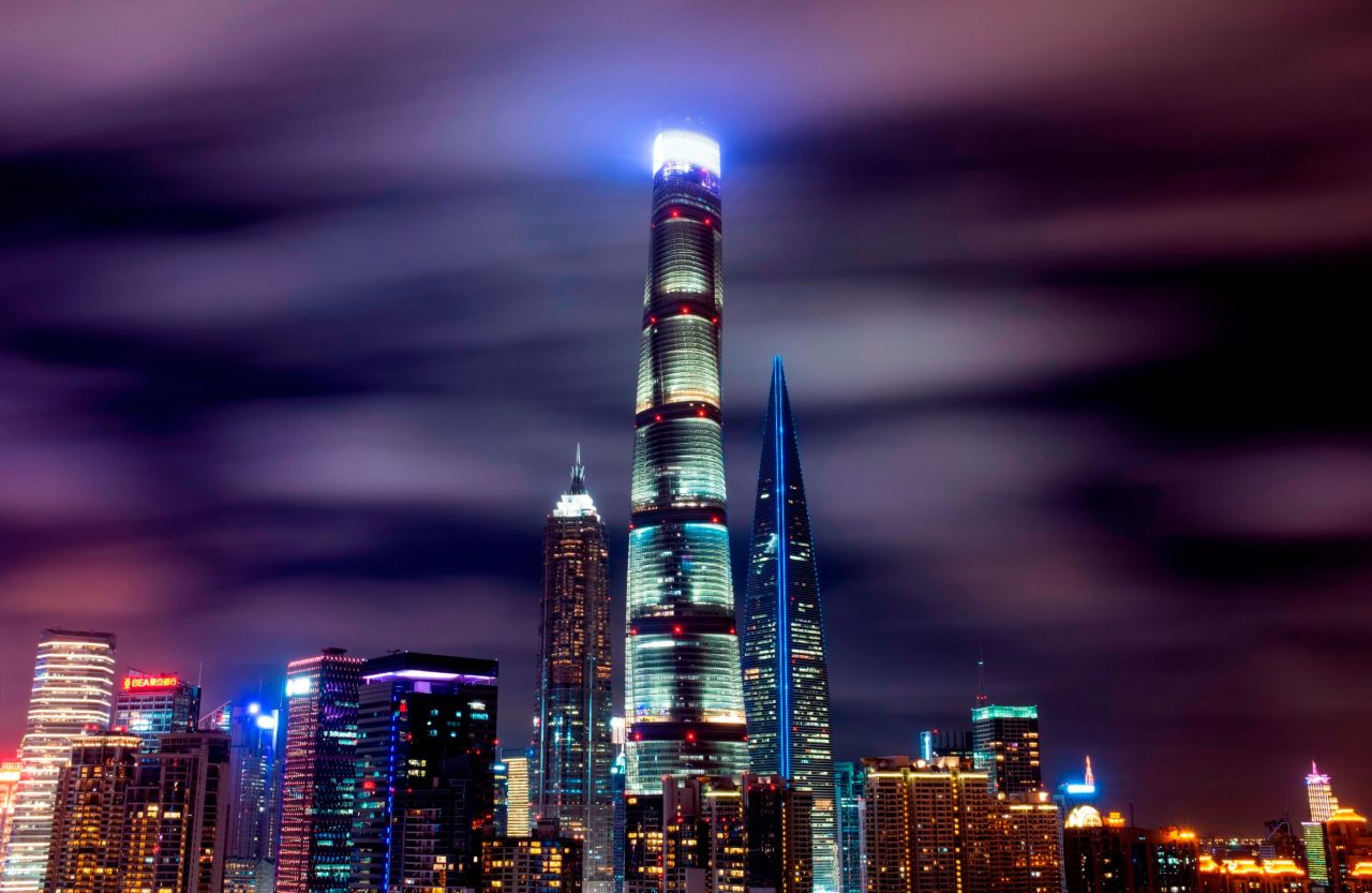 Shanghai Tower's graceful spiral is a site to behold -- and its relatively low energy bill is another.
