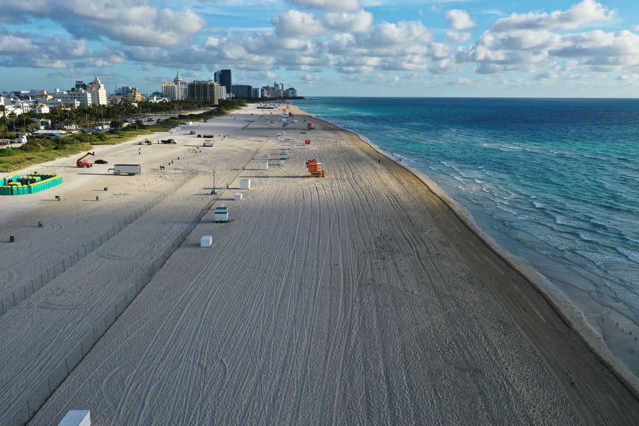Miami Beach, Florida, has closed an area of South Beach and canceled spring break events.