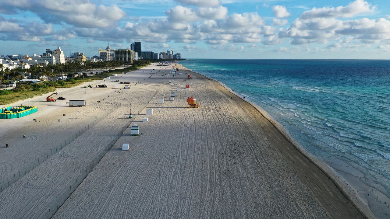 Miami Beach, Florida, has closed an area of South Beach and canceled spring break events.