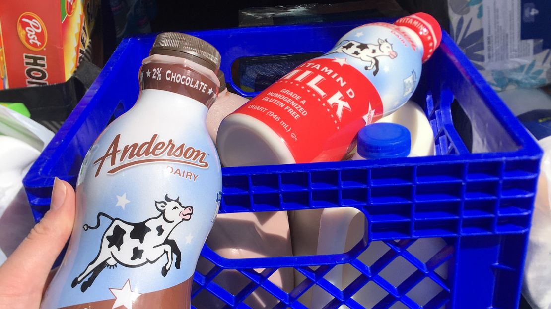 Las Vegas-based Anderson Dairy is providing free milk to those in need as part of the Shopping Angels program.