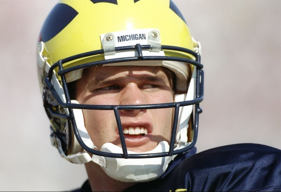 Brady grew up in San Mateo, California, and played football, basketball and baseball before joining Michigan.