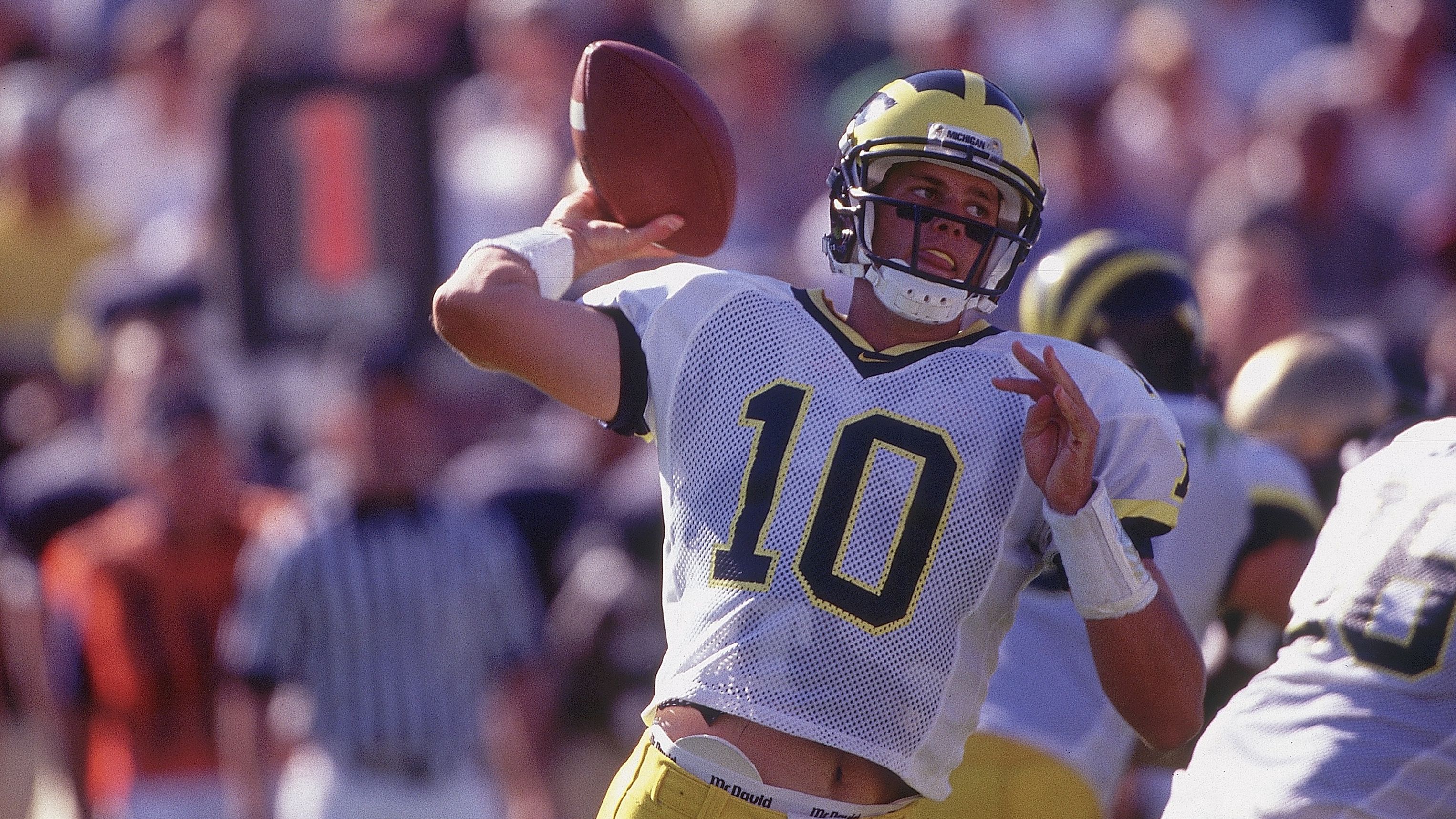 Brady played college football at the University of Michigan. He started for the Wolverines in his junior and senior seasons, going 20-5.
