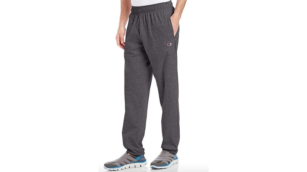 Champion Men's Closed Bottom Lightweight Jersey Sweatpant