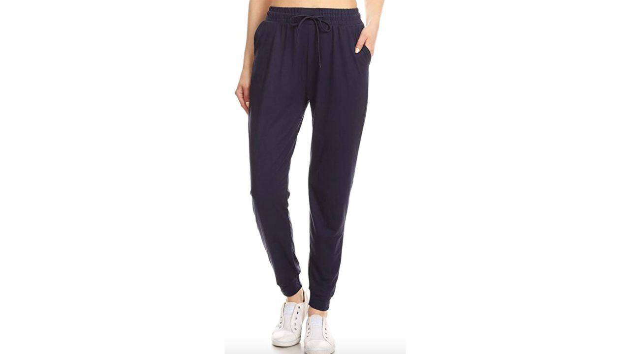 Leggings Depot Women's Jogger Track Cuff Sweatpants