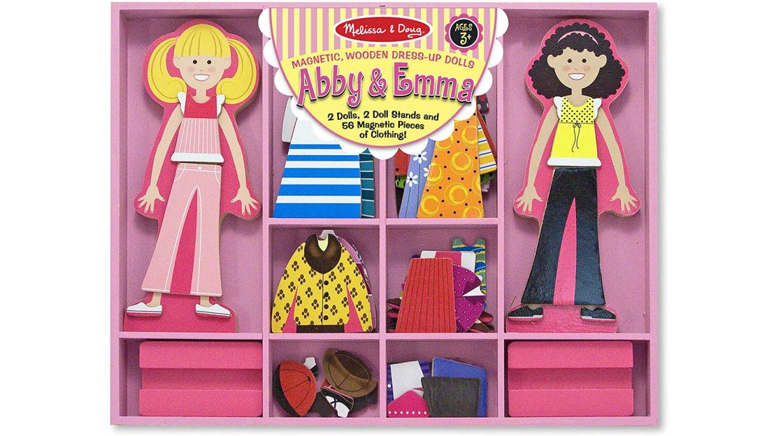 Melissa & Doug Abby & Emma Magnetic Dress-Up Set 