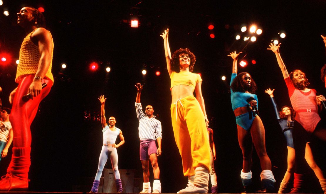 Debbie Allen performing with the cast of "Fame" in 1983.