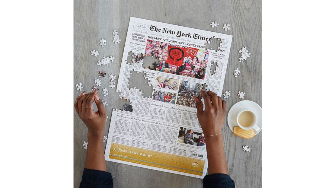 New York Times Custom Front Page Puzzle